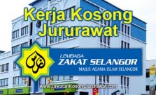 Kerja Kosong Jururawat di Lembaga Zakat Selangor