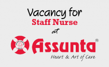 Vacancy for Staff Nurse at Assunta Hospital Petaling Jaya