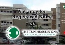 Registered Nurse at The Tun Hussein Onn National Eye Hospital