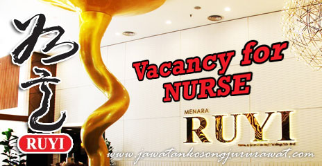 Vacancy for Nurse at Ruyi Holdings Sdn Bhd - Jawatan 