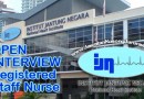 Vacancy for Registered Staff Nurse in Institut Jantung Negara (IJN)